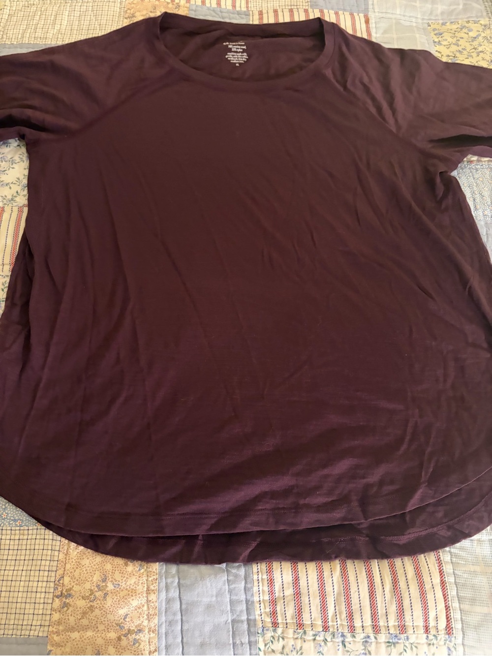Wool& Halsey Raglan Tunic, Size XL - Picture 2 of 6